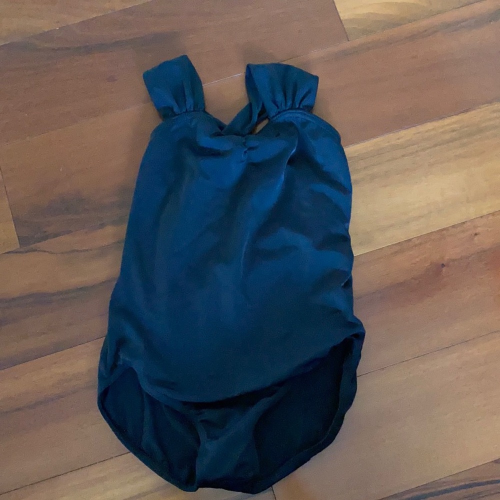Little Stars black Ballet Leotard fancy back med